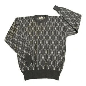 Michael Jordan by Lowell Dryfus Vintage Wool Blend Pullover Sweater Mens size L